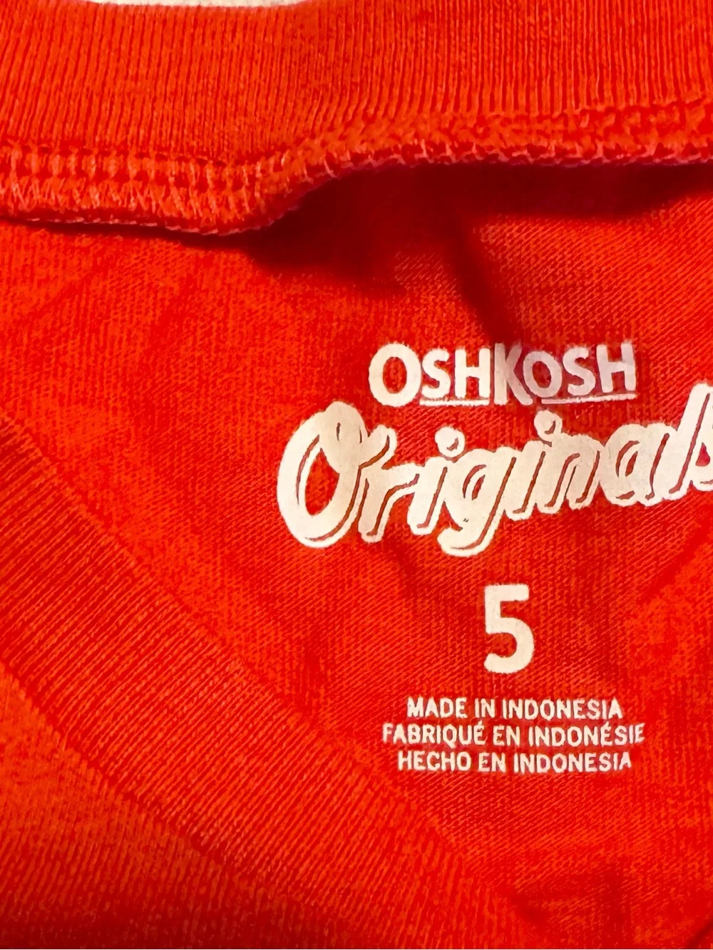 OshKosh Bgosh bright red